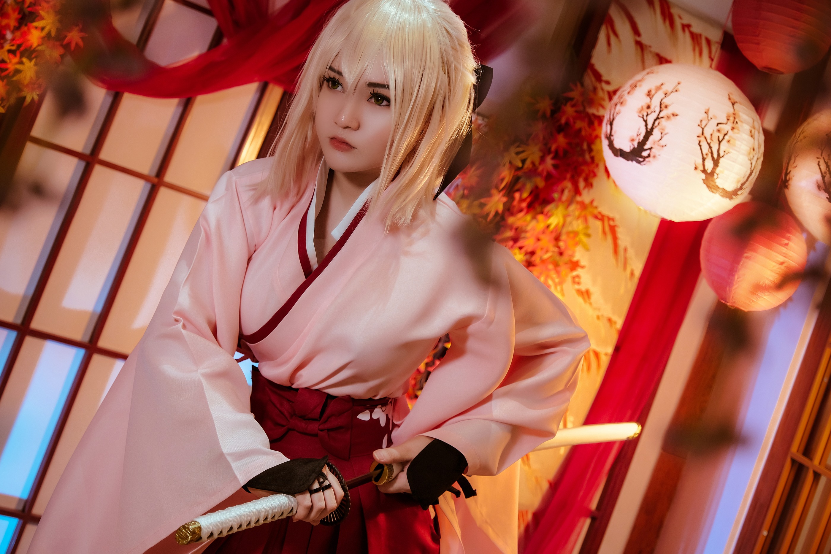 图片[1]-Potato Godzilla – NO.092 Okita Souji Sakura Saber[18P]-XikXak